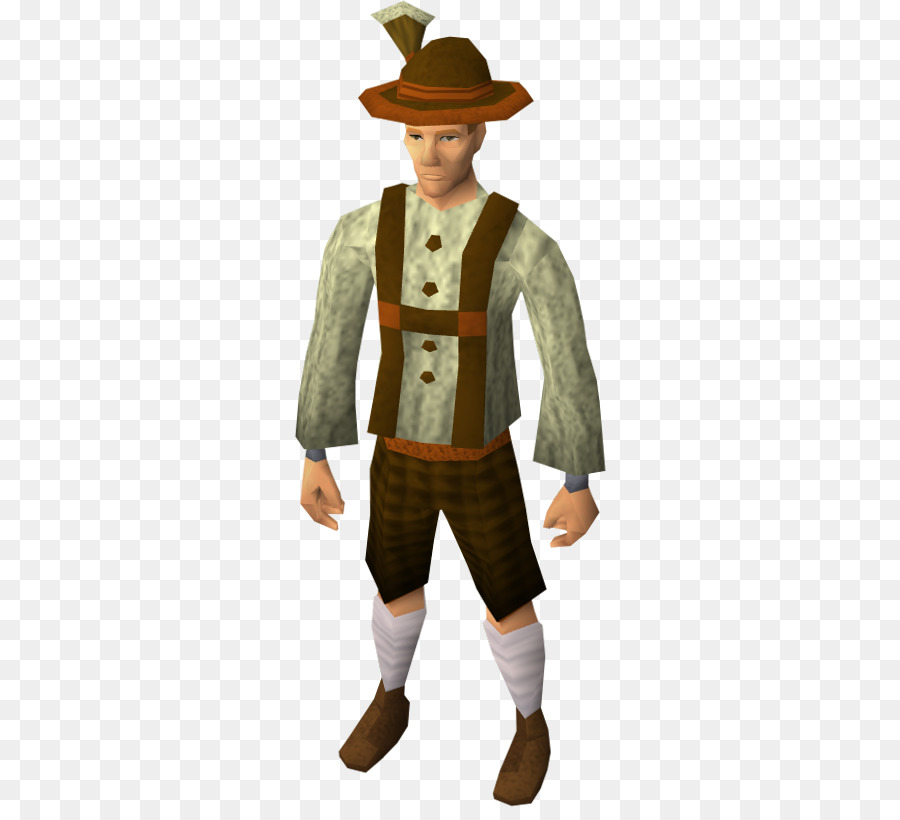 Personaje En Traje Tradicional，Sombrero PNG