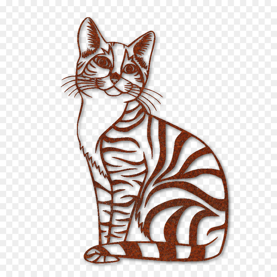 Gato Atigrado，Gato Doméstico De Pelo Corto PNG