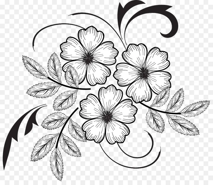 Diseño Floral，Flores PNG