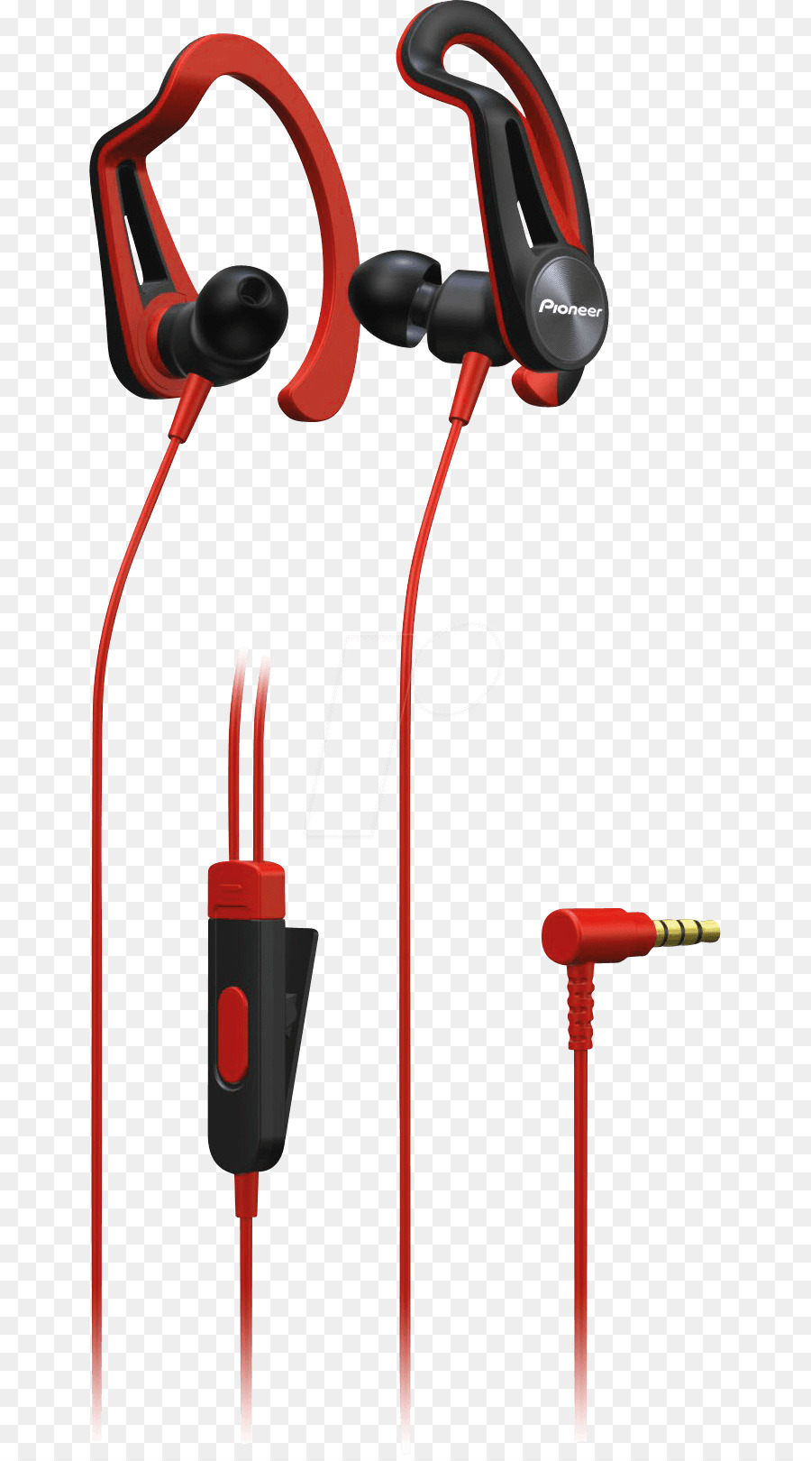 Auriculares，Pioneer E5 Deportes De Auriculares Con 3d Activo Ajuste De Color Amarillo PNG