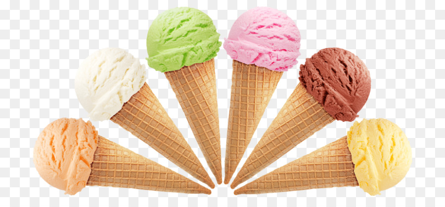 Conos De Helado，Helado PNG