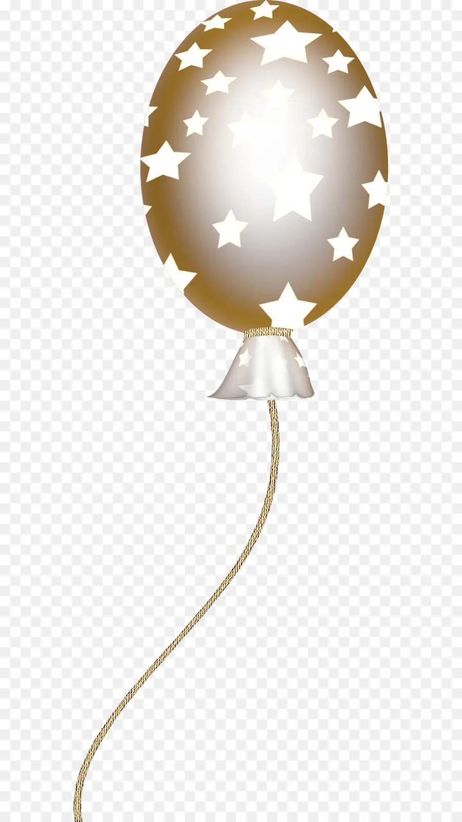 Globo Estrella，Oro PNG