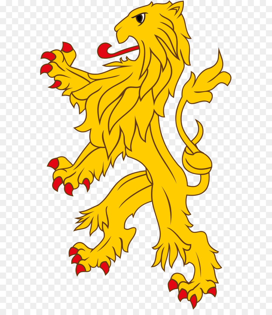 León Amarillo，Heráldica PNG