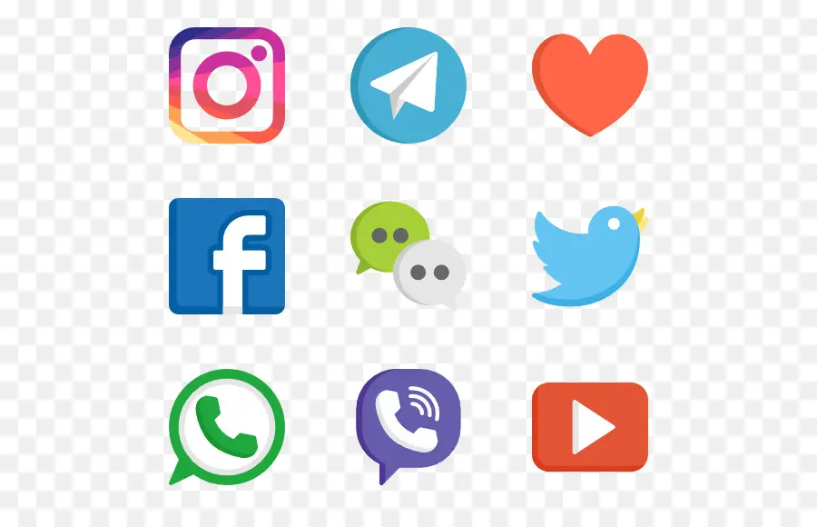 Iconos De Redes Sociales，Redes Sociales PNG