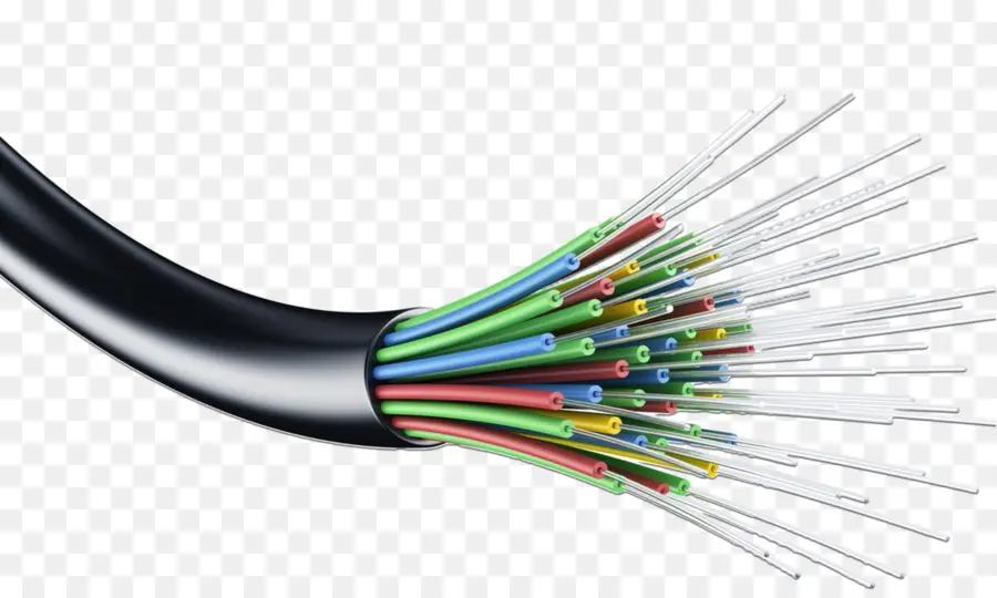 Cable De Fibra óptica，Internet PNG