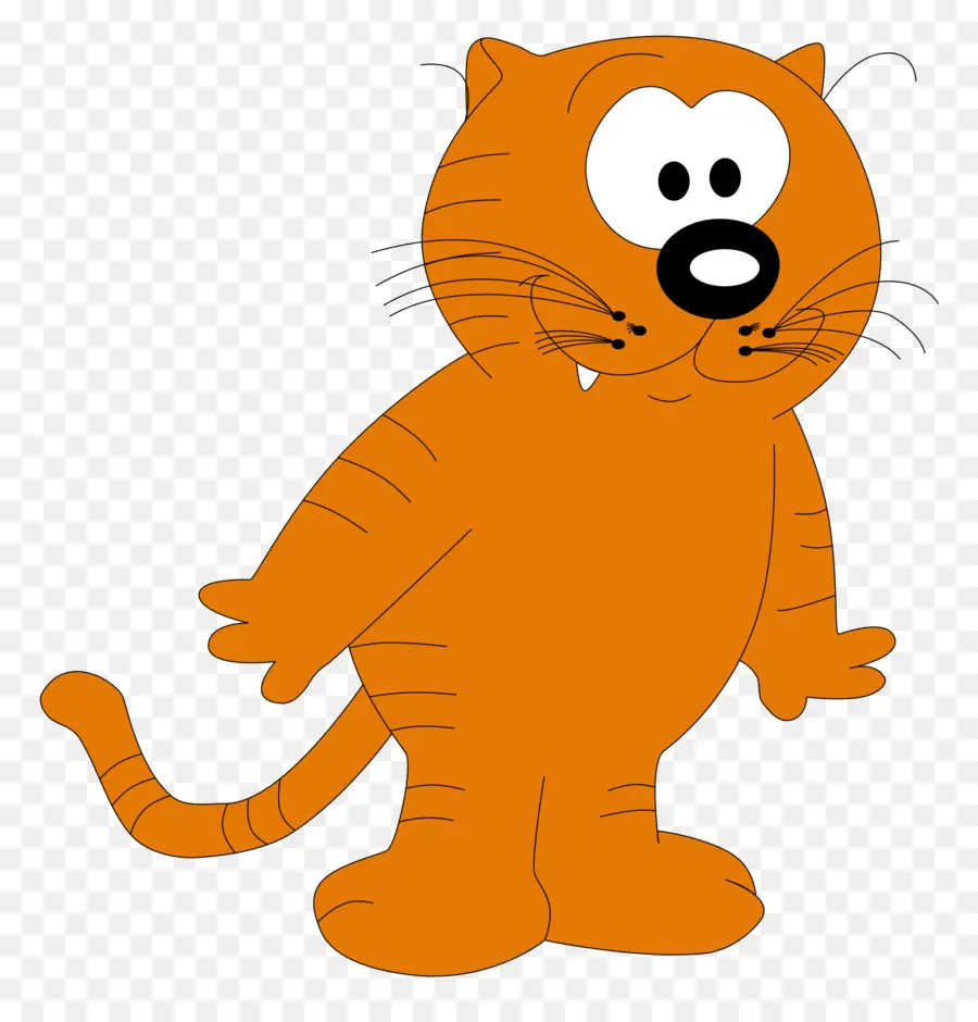 Gato Naranja，Dibujos Animados PNG