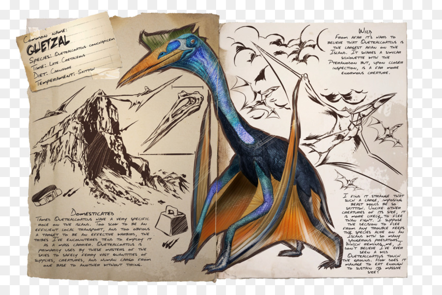 Quetzalcoatlus，Arca De Supervivencia Evolucionado PNG