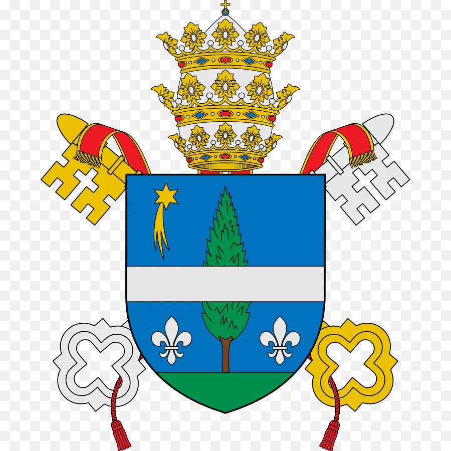 Ciudad Del Vaticano，Los Escudos Papales PNG