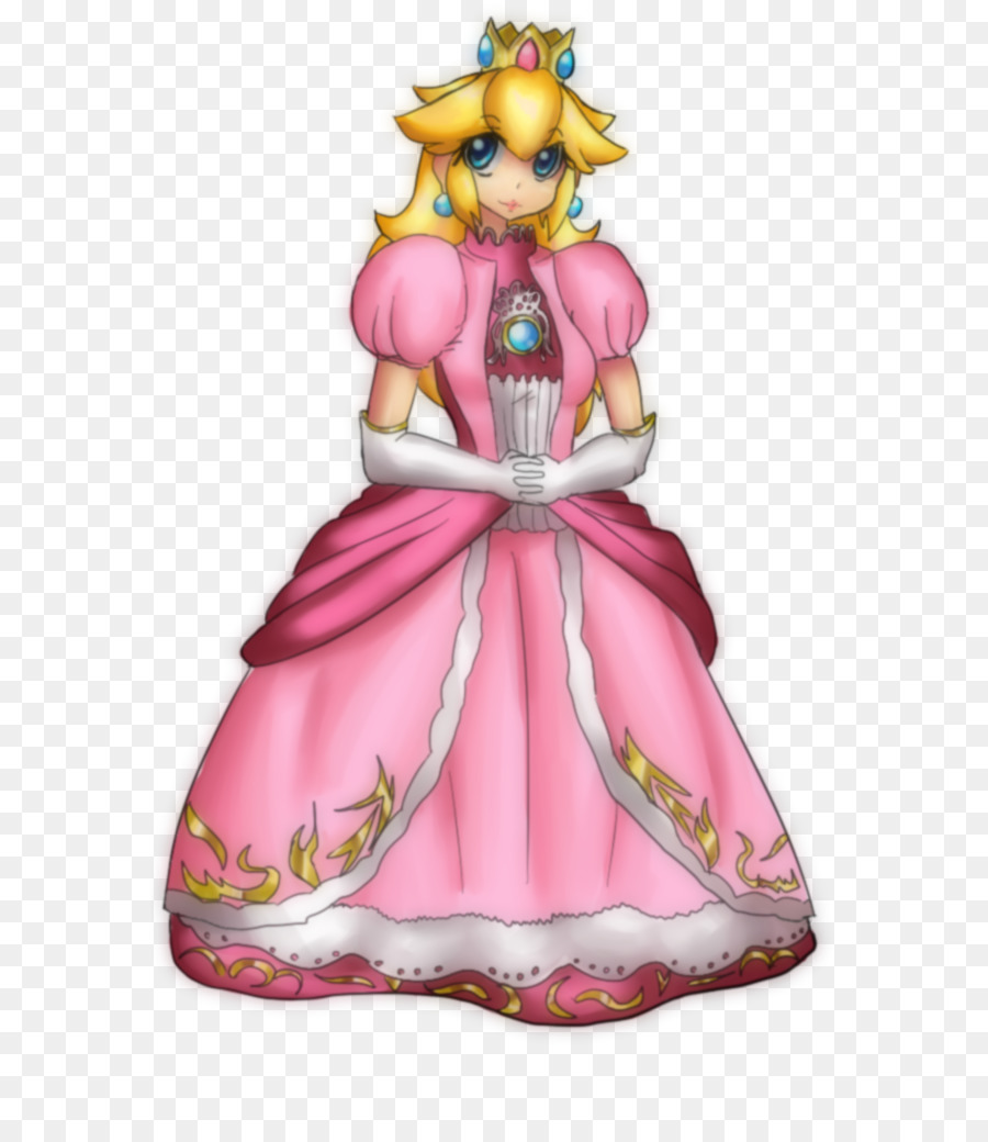 Princesa Peach，Arte De Fan PNG