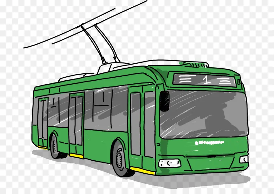 Trolebús，Autobús PNG