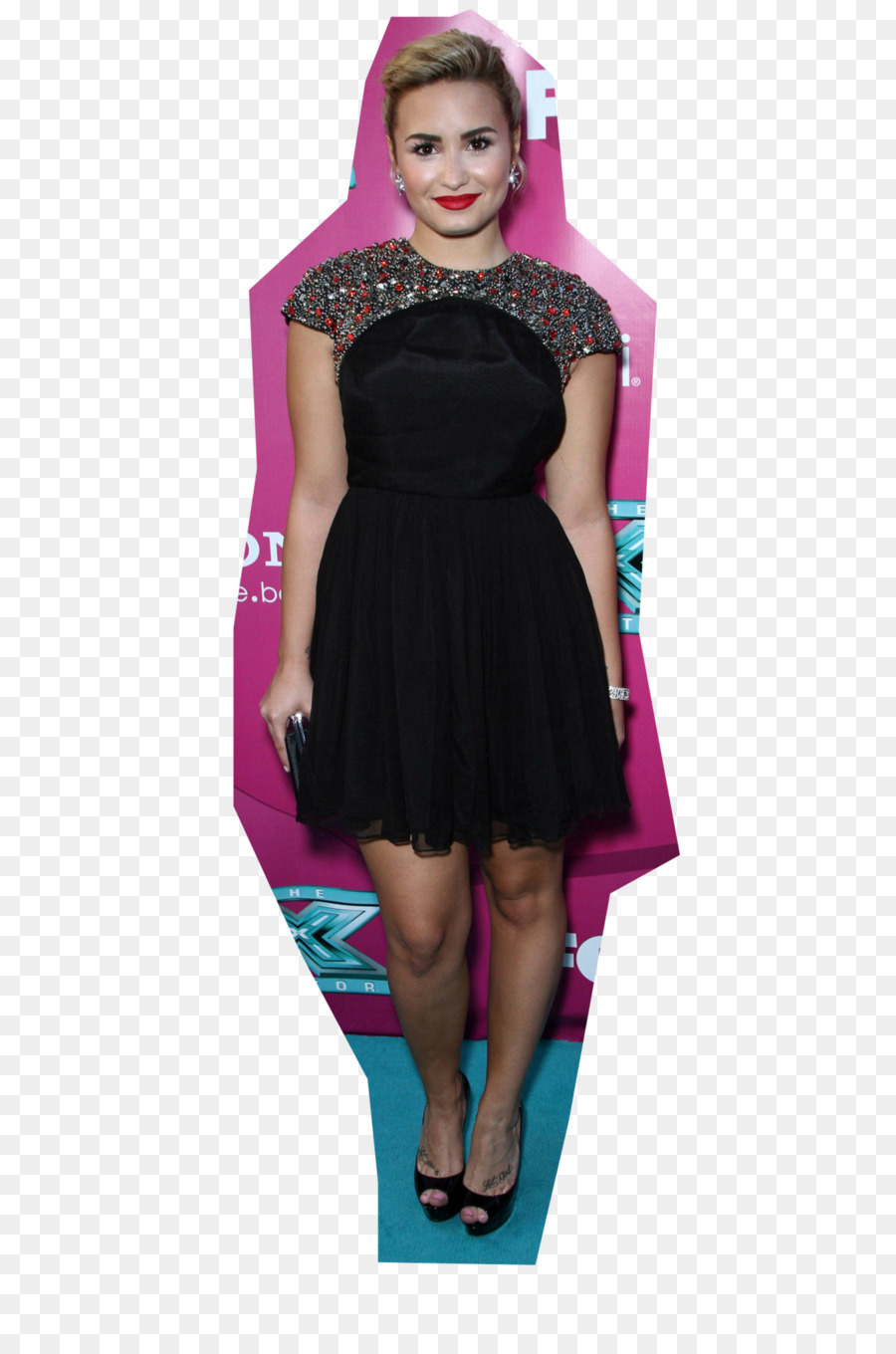 Pequeño Vestido Negro，Hombro PNG