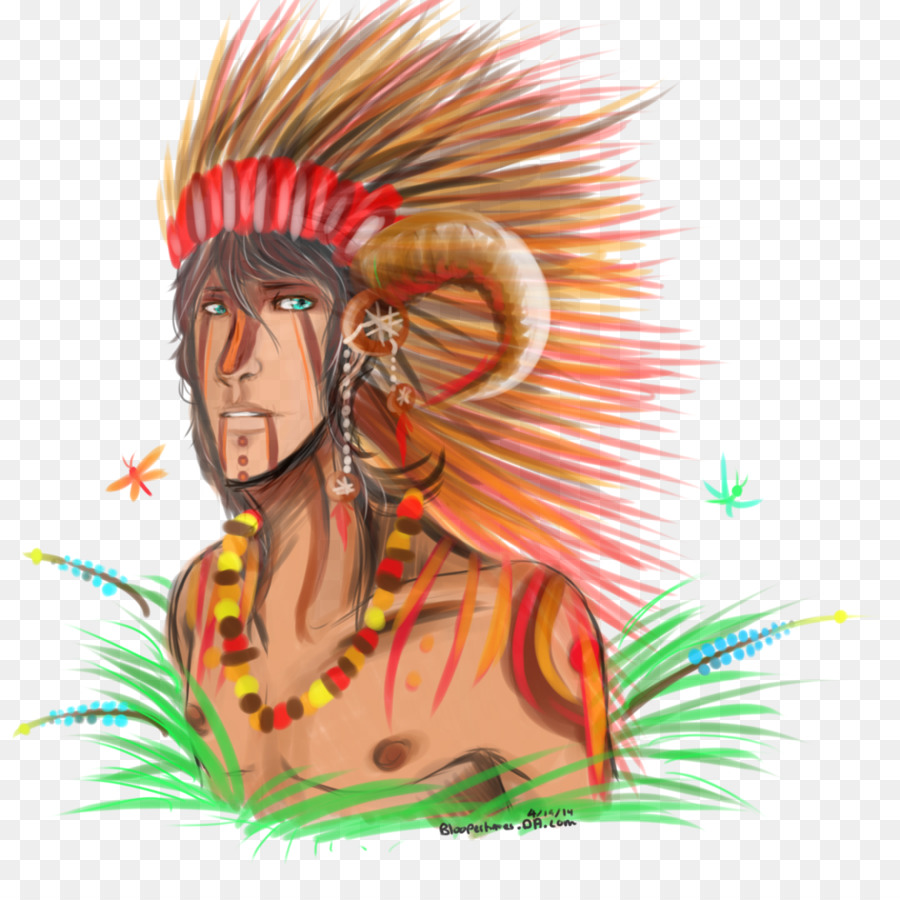 Jefe De La Tribu，Tinte De Pelo PNG