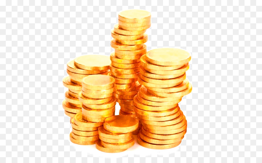 Monedas De Oro，Dinero PNG