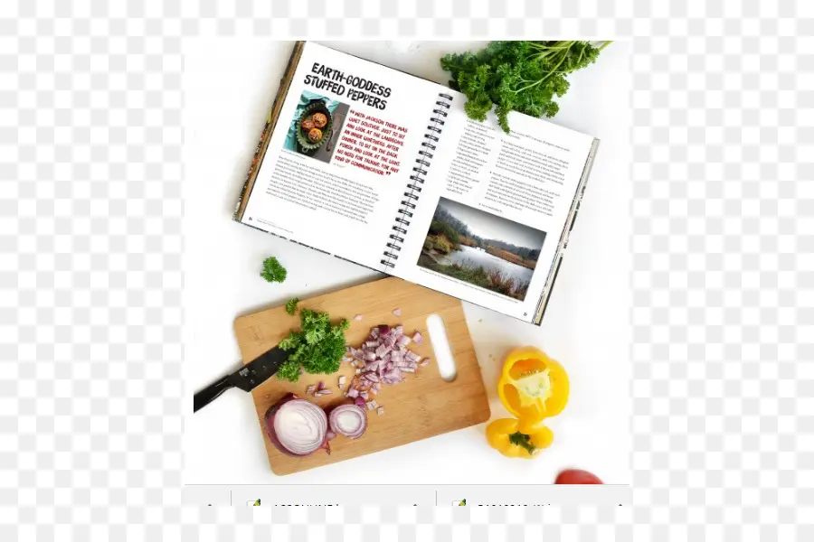 Libro De Recetas E Ingredientes，Cocinando PNG