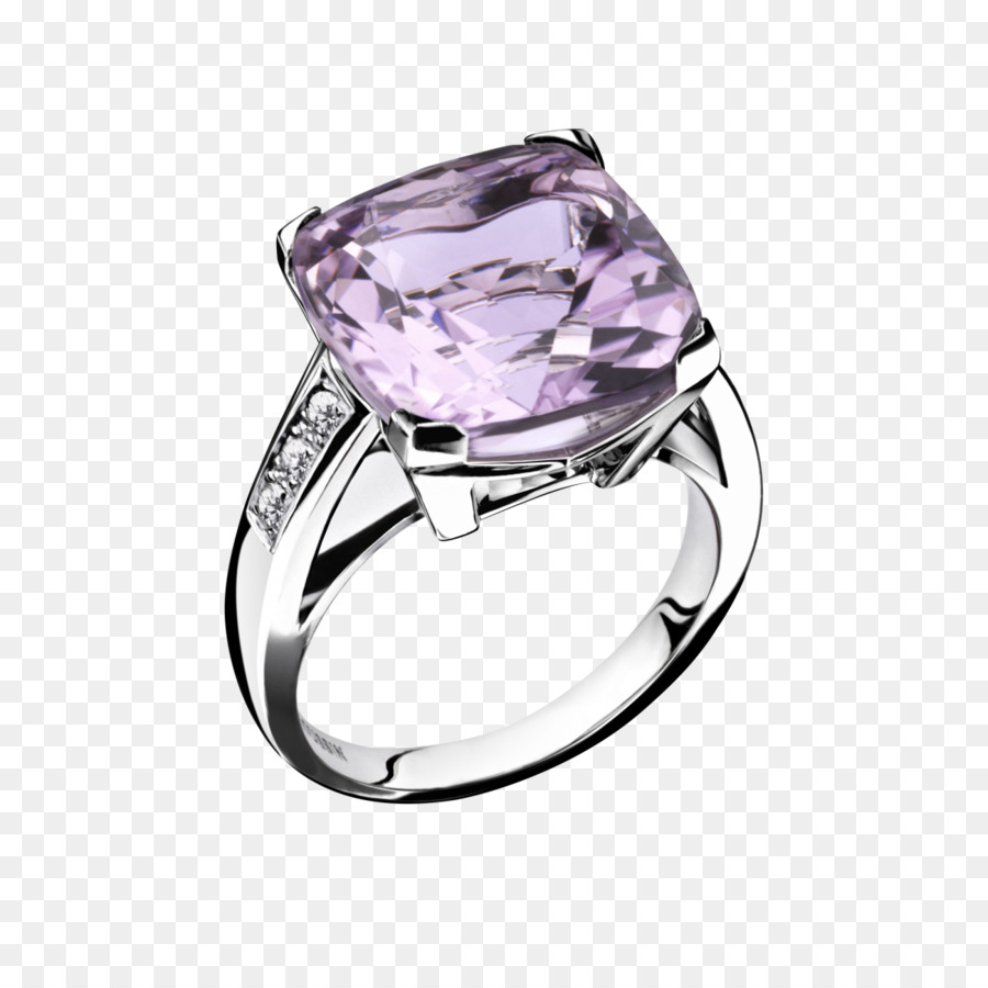 Anillo Morado，Piedra Preciosa PNG