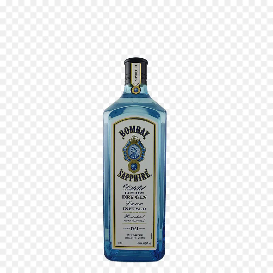 Botella De Ginebra，Zafiro De Bombay PNG