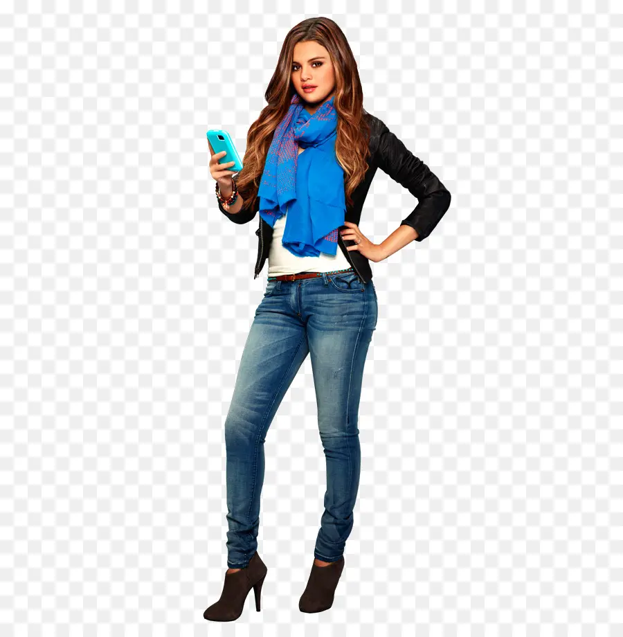 Mujer Con Teléfono，Teléfono PNG