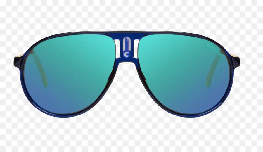 Gafas De Sol Verdes，Marco Negro PNG