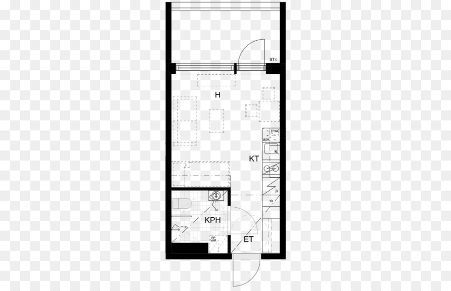 Plan De Piso，Apartamento PNG