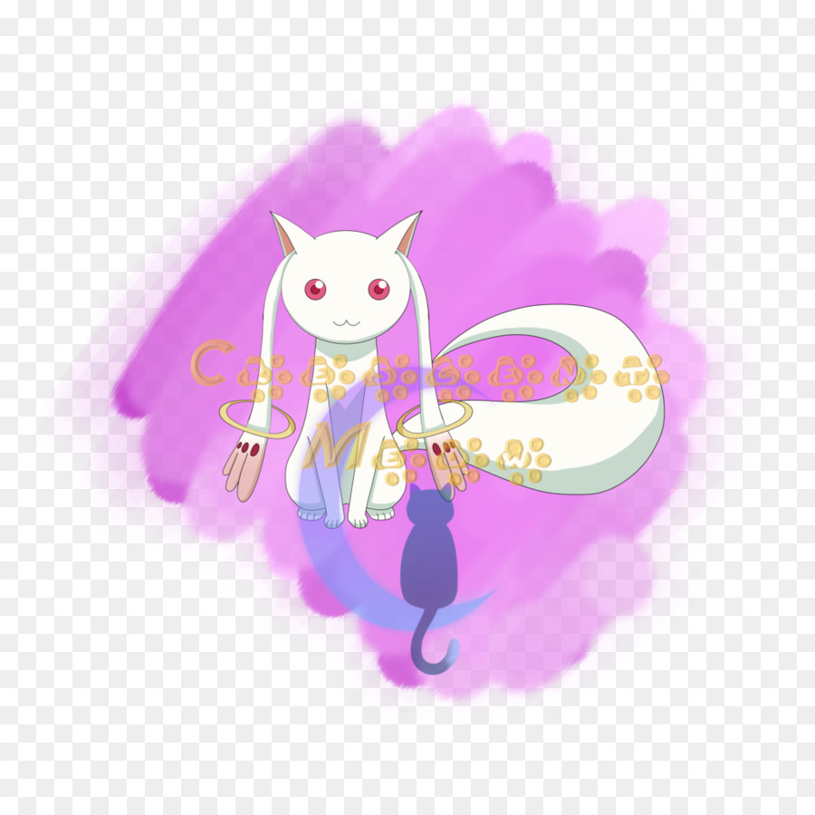 Kyubey，Gato PNG