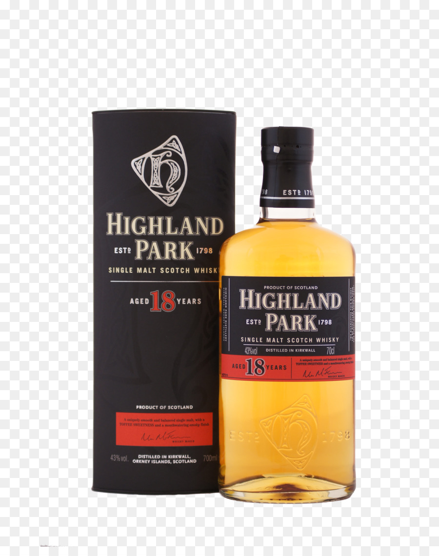 Destilería Highland Park，Whisky De Malta Individual PNG