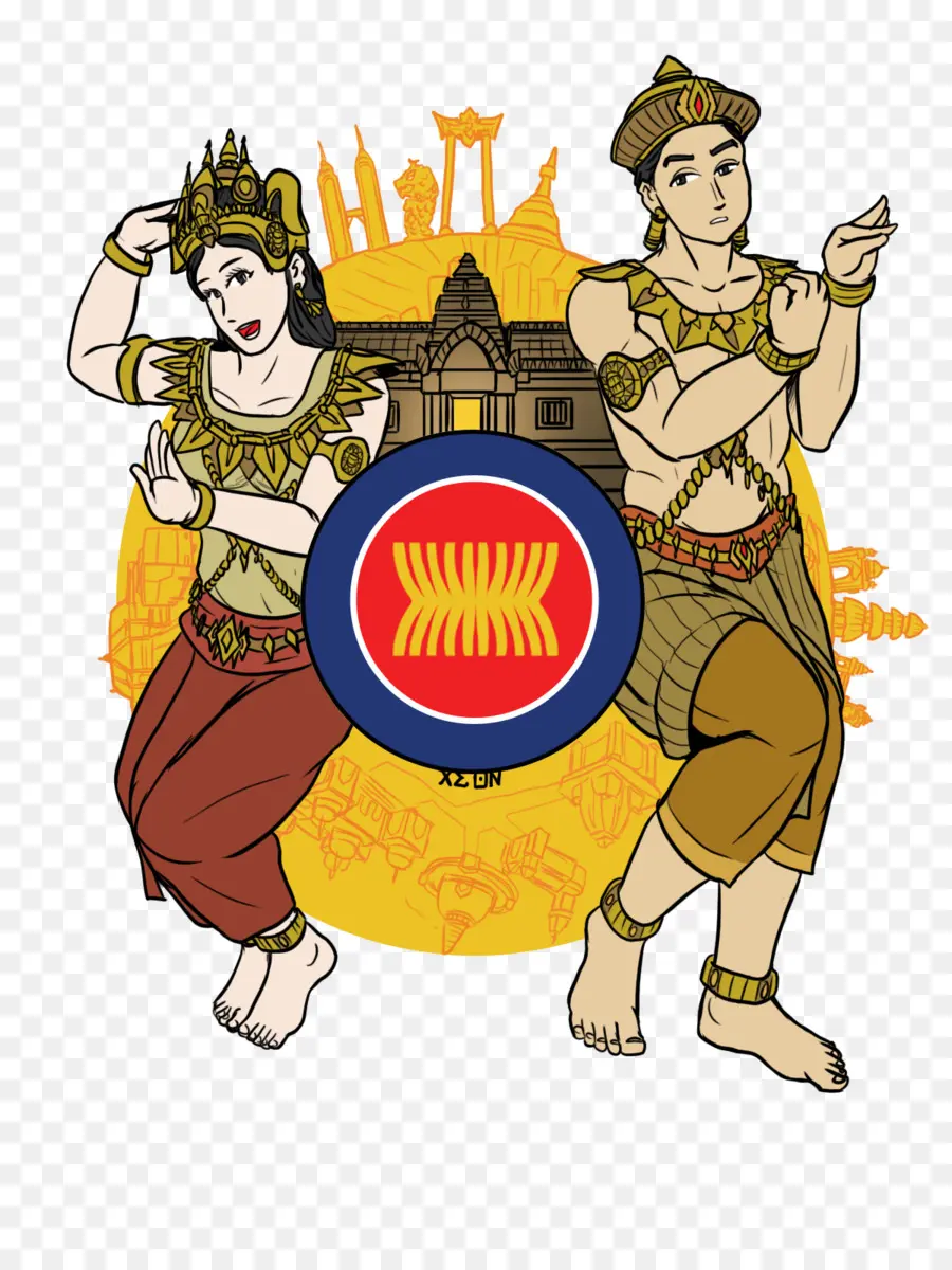 Ilustración Cultural De La Asean，Cultura PNG