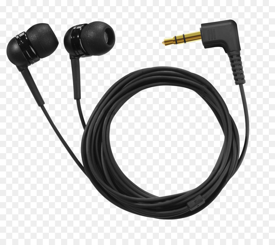 Auriculares Negros，Cableado PNG