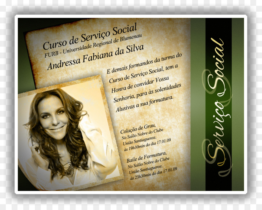 Invitación Al Curso De Servicio Social，Graduación PNG