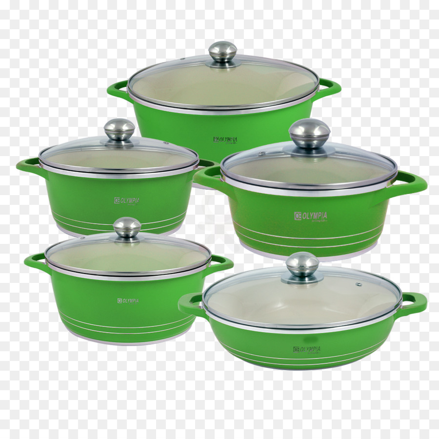 Juego De Utensilios De Cocina Verdes，Montones PNG