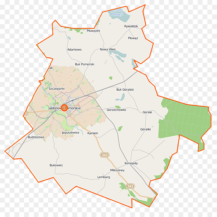 Mapa，El Ayuntamiento De Jabłonowo Pomorskie PNG