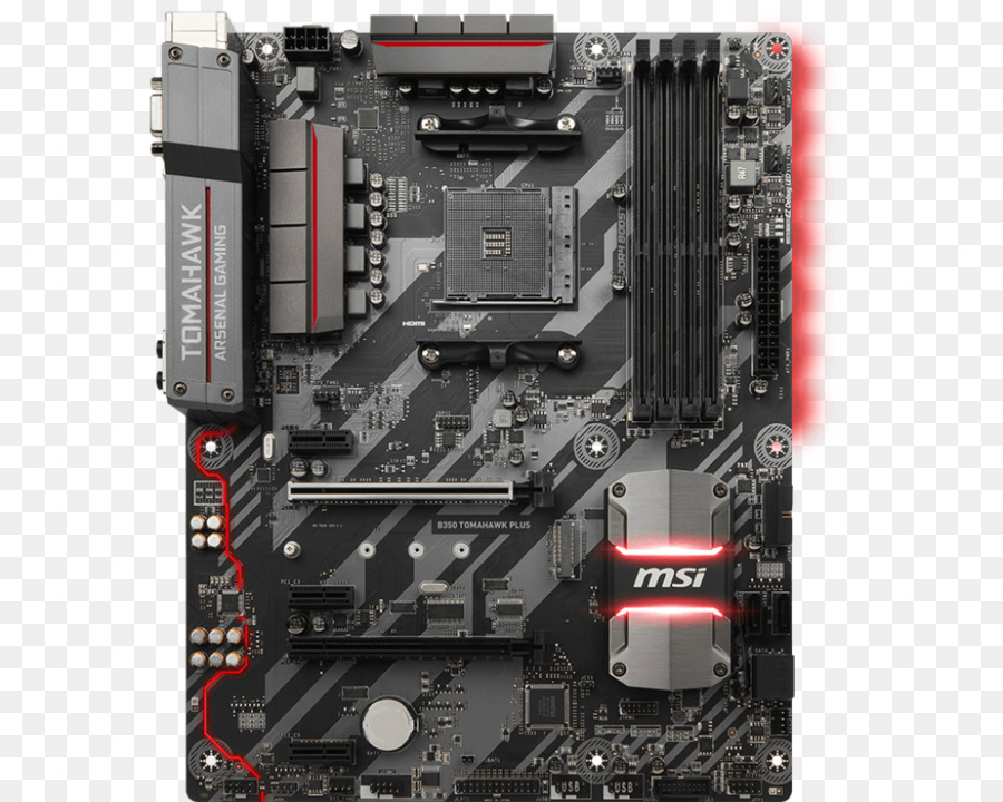 Socket Am4，Además De B350 B350 Atx Placa Madre Msi Amd Socket Am4 Tomahawk PNG