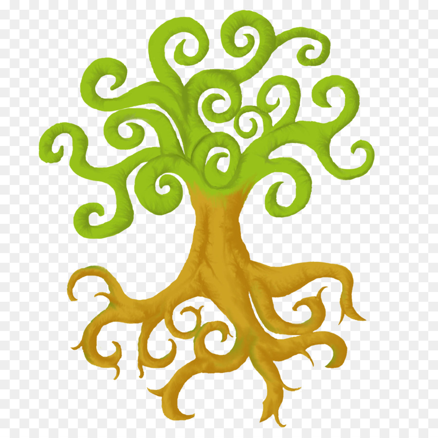 Árbol，Raíces PNG