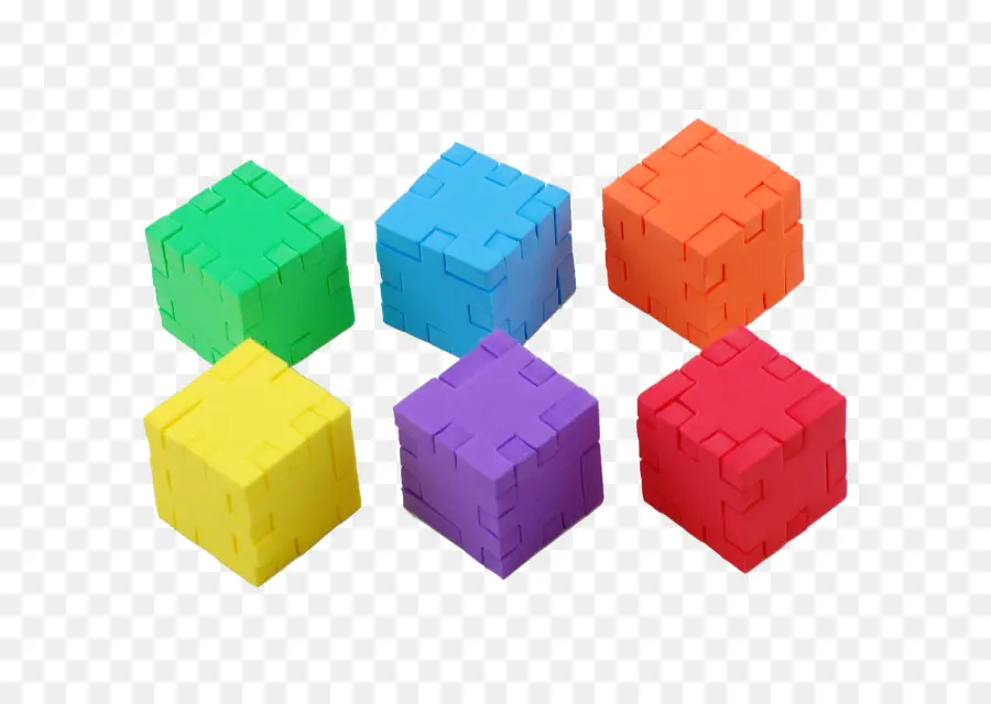 Rompecabezas，Feliz Cubo PNG