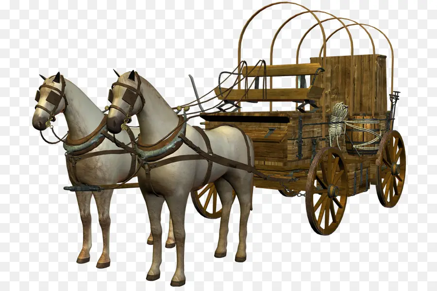 Carro Tirado Por Caballos，Caballos PNG