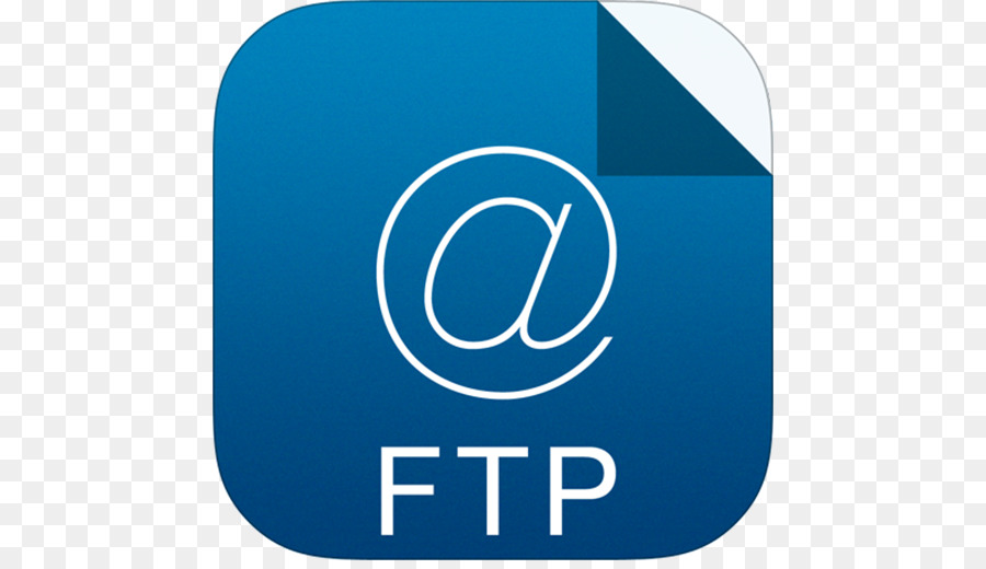 Icono Ftp，Azul PNG