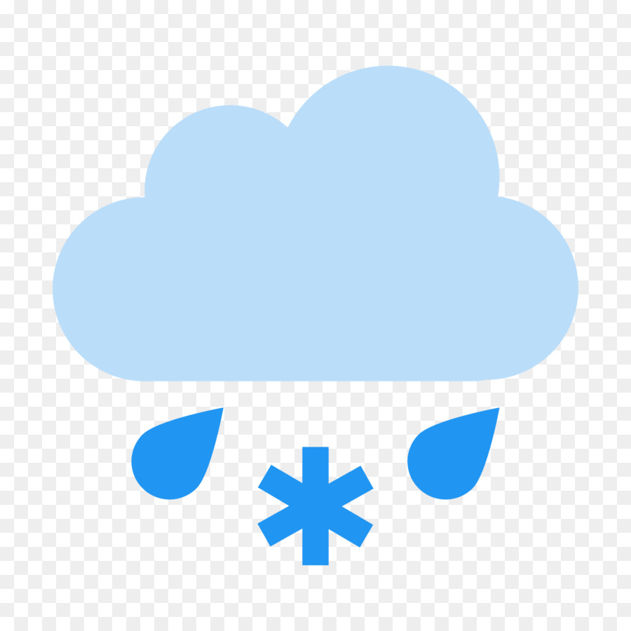 Nube Con Lluvia Y Nieve，Nube PNG