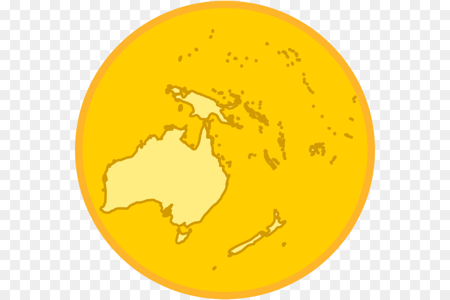 Mapa Amarillo，Australia PNG