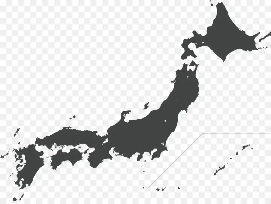 Japón，Mapa PNG