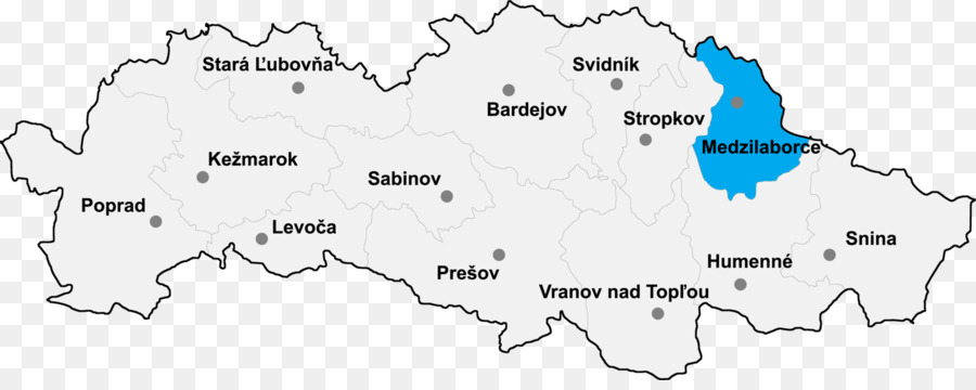 Mapa，Eslovaquia Del Este PNG