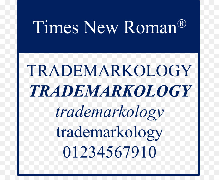 Times New Roman，El Tipo Romano PNG