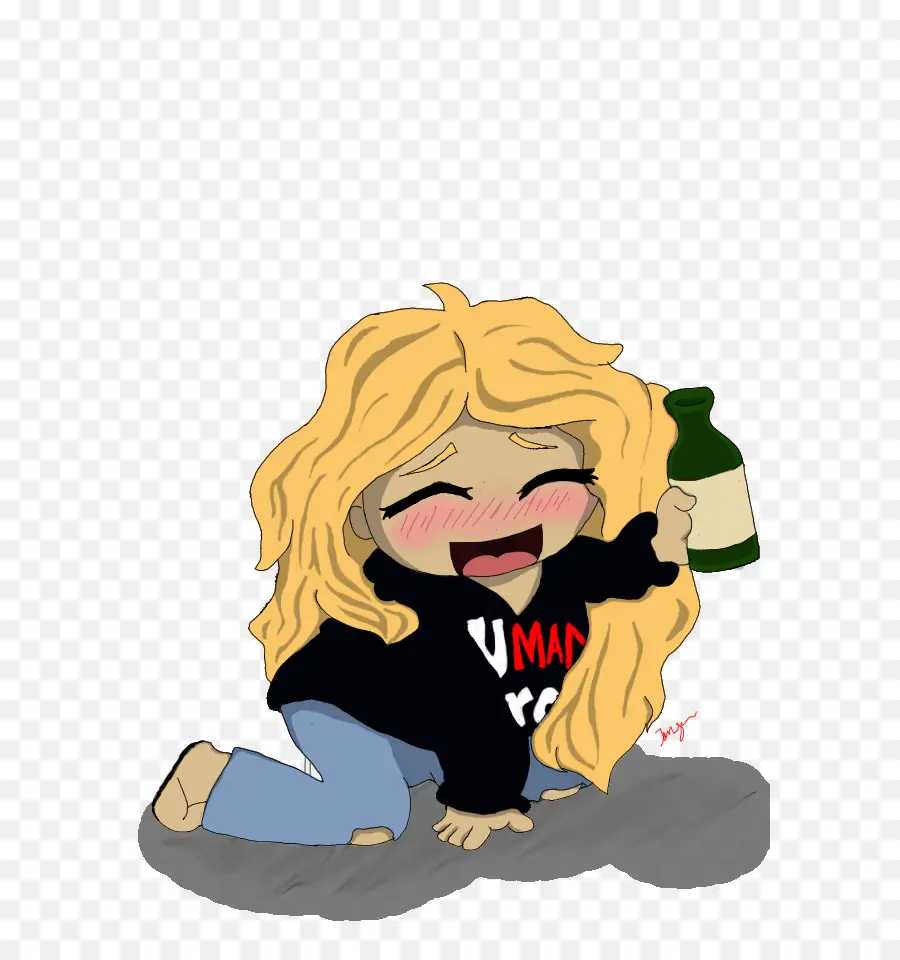 Chica Borracha De Dibujos Animados，Chica PNG