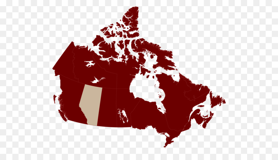 Canadá，Mapa PNG