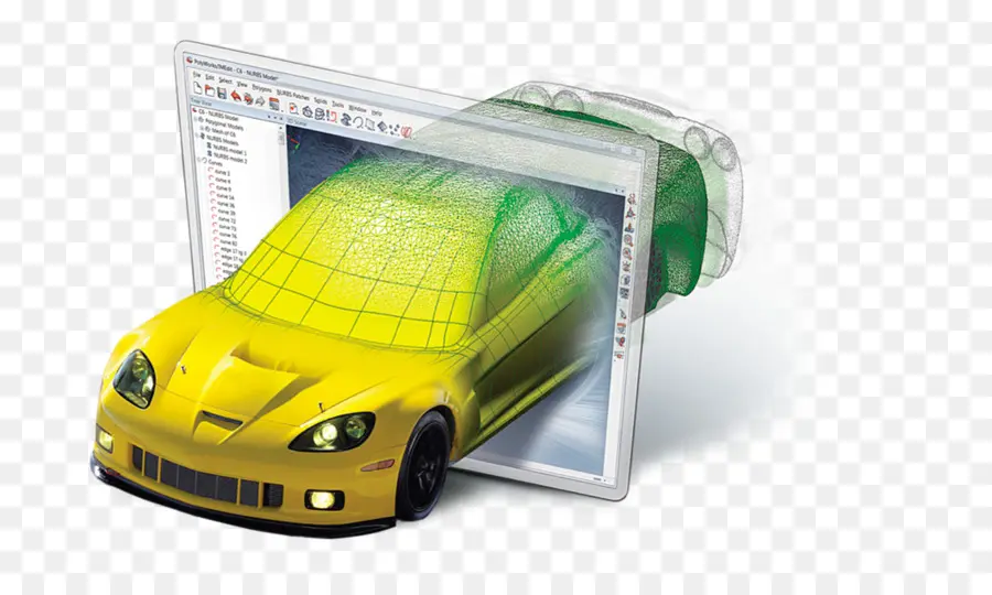 Modelo De Coche 3d，Diseño PNG