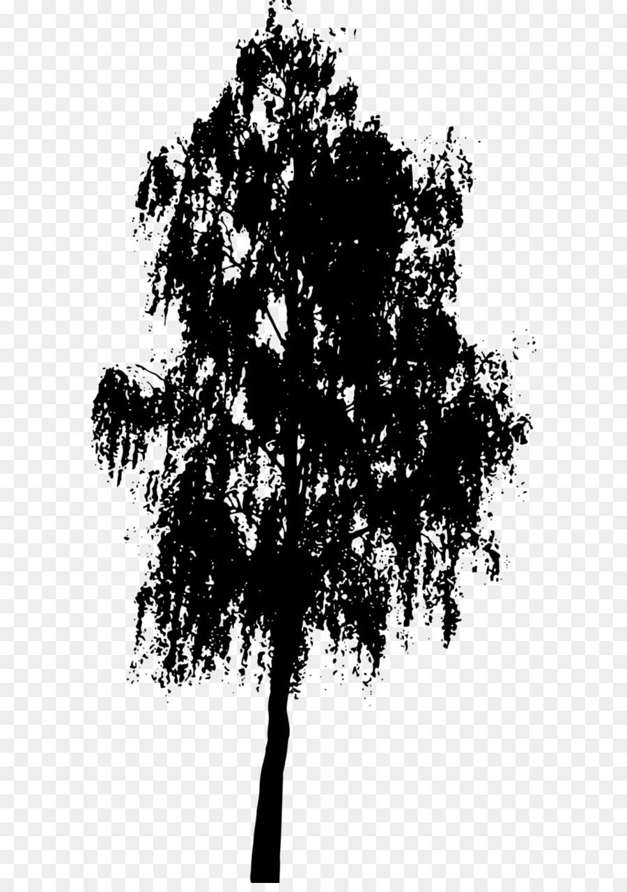 Árbol，Silueta PNG