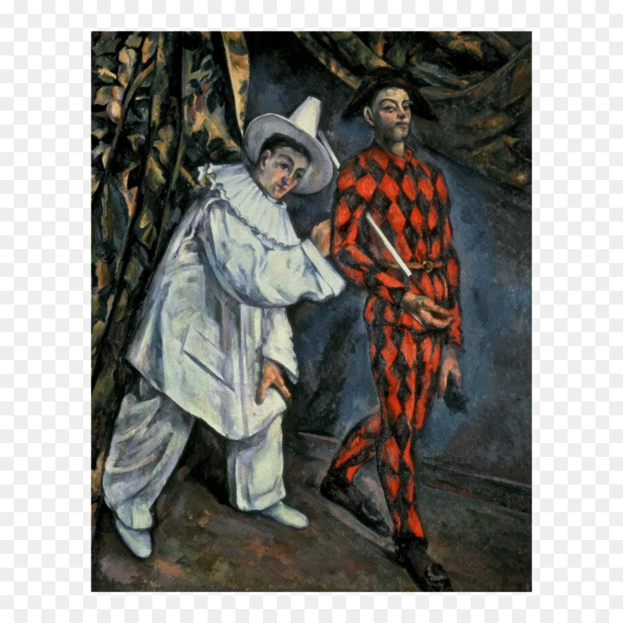 Museo Pushkin，Pierrot Y Arlequín PNG