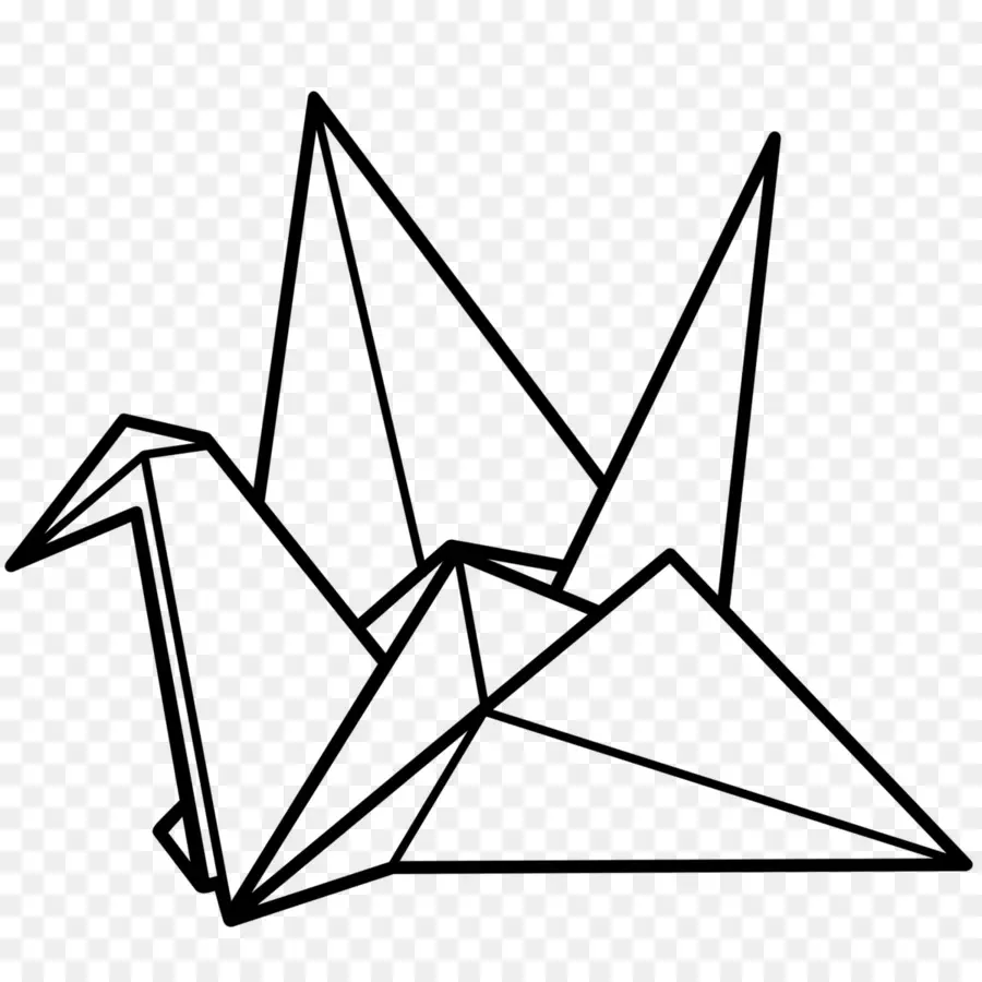 Grúa，Origami PNG