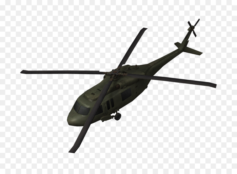 Rotor De Helicóptero，Sikorsky Uh60 Black Hawk PNG