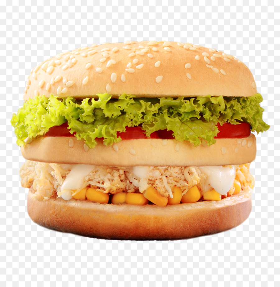 Sándwich De Pollo，Hamburguesa PNG