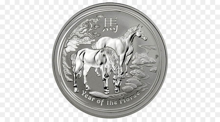 Moneda Del Año Del Caballo，Caballo PNG