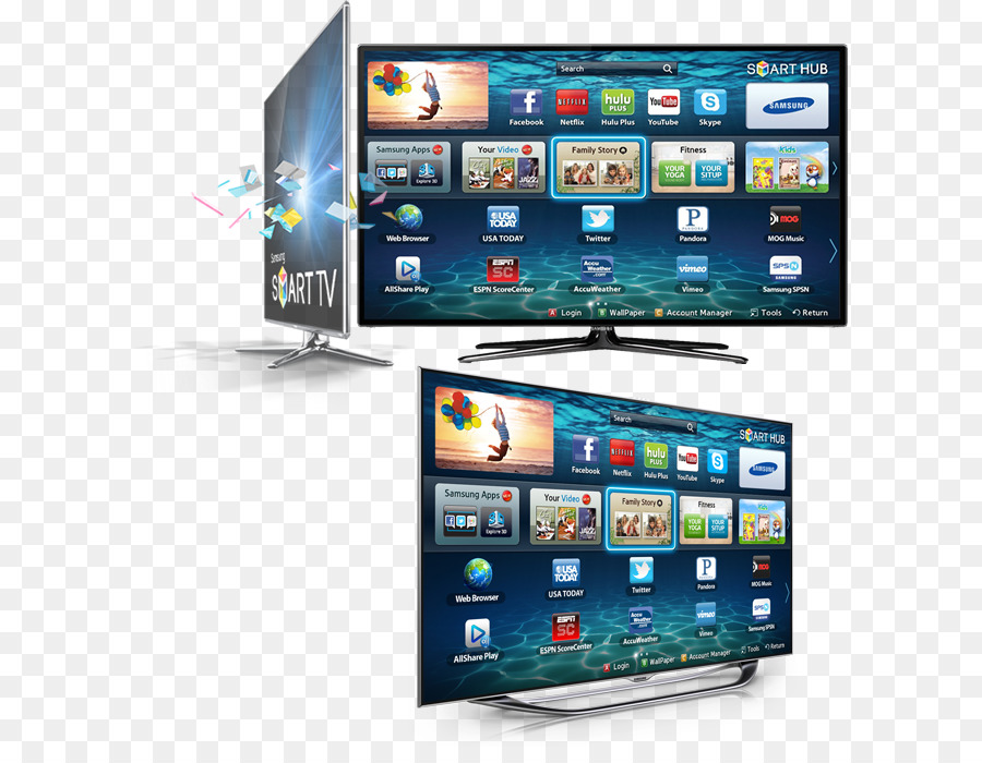 Smart Tv，Set De Televisión PNG